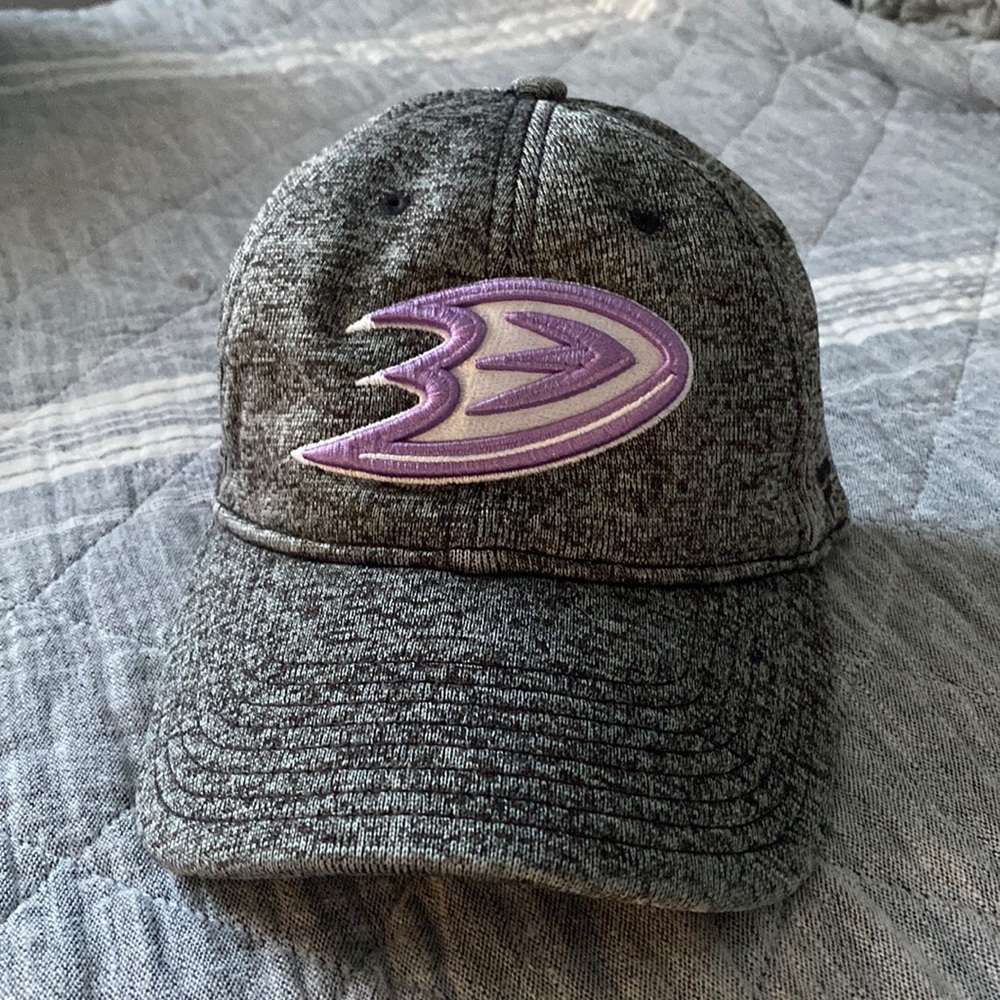 Anaheim Ducks Hockey Fights Cancer Hat